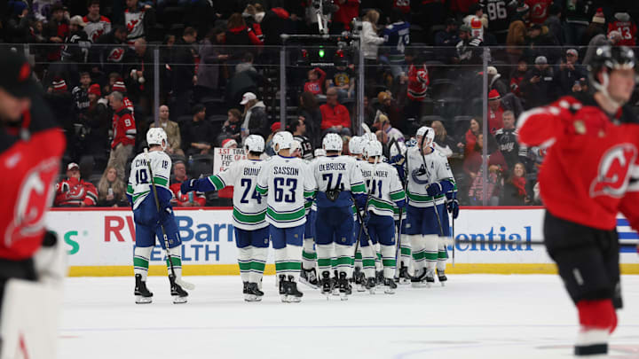 Vancouver Canucks v New Jersey Devils Vancouver Canucks v New Jersey Devils