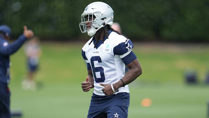 Dallas Cowboys wide receiver Camden Brown. Dallas Cowboys wide receiver Camden Brown.
