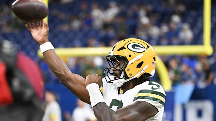 Malik Willis started at quarterback for the Packers at the Colts.