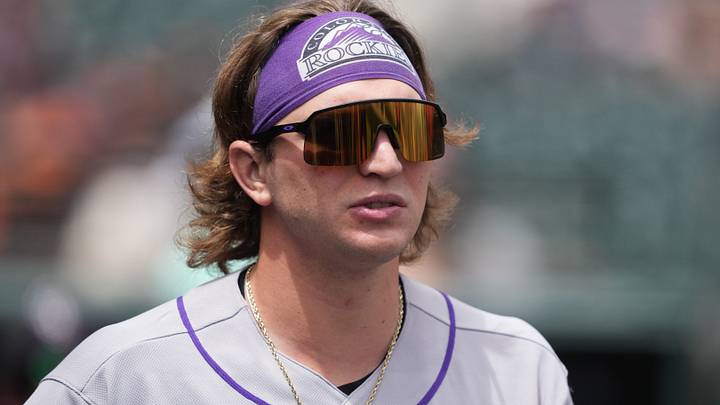 Rockies right fielder Zac Veen (13) before the game against the San Francisco Giants. Credit: Darren Yamashita-Imagn Images Rockies right fielder Zac Veen (13) before the game against the San Francisco Giants. Credit: Darren Yamashita-Imagn Images