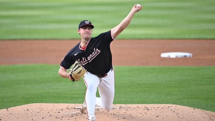 Washington Nationals starting pitcher Mitchell Parker.