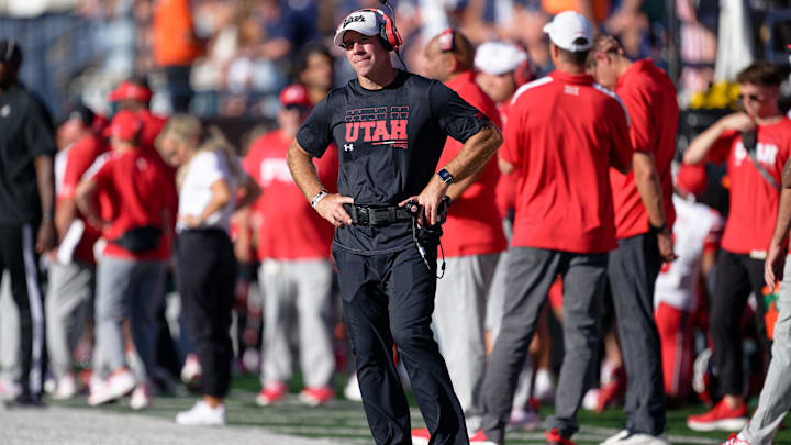 Utah's Morgan Scalley.