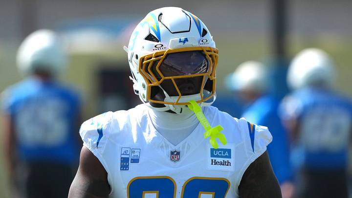 Jul 30, 2026; El Segundo, CA, USA; Los Angeles Chargers safety Tony Jefferson (23) at training camp at The Bolt. Mandatory Credit: Kirby Lee-Imagn Images Jul 30, 2026; El Segundo, CA, USA; Los Angeles Chargers safety Tony Jefferson (23) at training camp at The Bolt. Mandatory Credit: Kirby Lee-Imagn Images