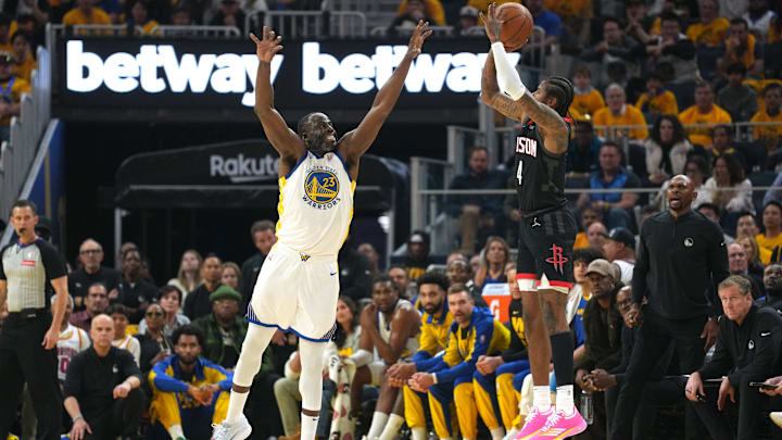Jalen and Draymond got into it during the Warriors' Game 3 win