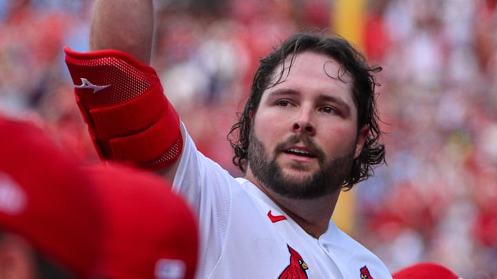 St. Louis Cardinals first baseman Alec Burleson