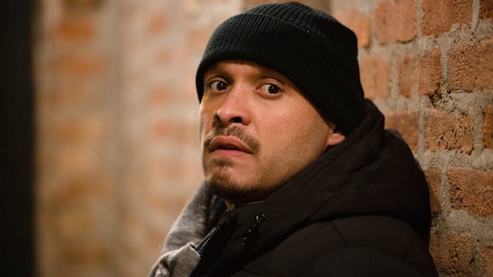 CHICAGO FIRE -- "Shut It Down" Episode 814 -- Pictured: Joe Minoso as Joe Cruz -- (Photo by: Adrian Burrows/NBC)