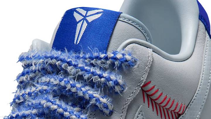 The Kobe Nike Air Force 1 Low Protro "Dodgers" colorway. The Kobe Nike Air Force 1 Low Protro "Dodgers" colorway.