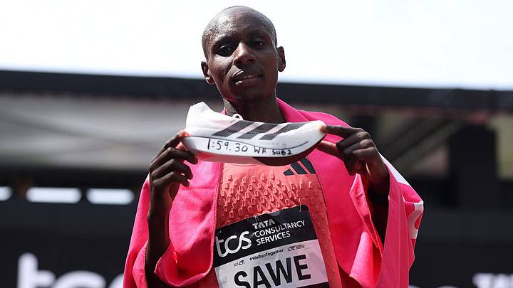 Sabastian Sawe, primer hombre que corre el maratón en menos de dos horas Sabastian Sawe, primer hombre que corre el maratón en menos de dos horas