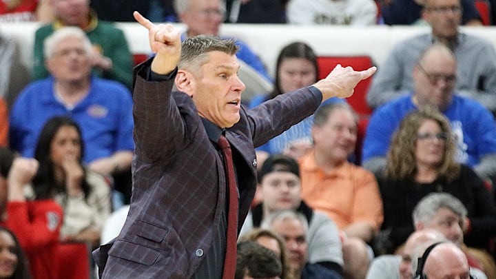 Oklahoma coach Porter Moser Oklahoma coach Porter Moser