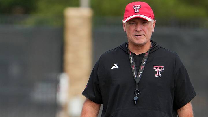 Texas Tech head coach Joey McGuire. Texas Tech head coach Joey McGuire.