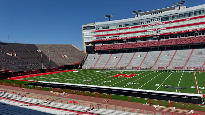 Memorial Stadium is undergoing renovations ahead of the 2025 season.