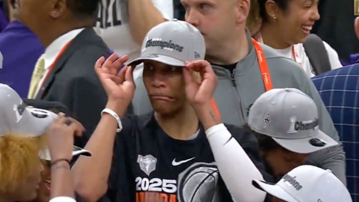 A’ja Wilson isn’t used to booing like that. 