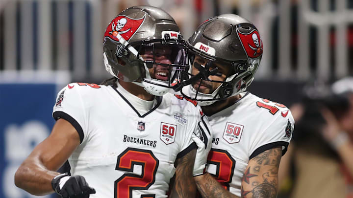 Emeka Egbuka and Mike Evans spent one season together on the Buccaneers. 