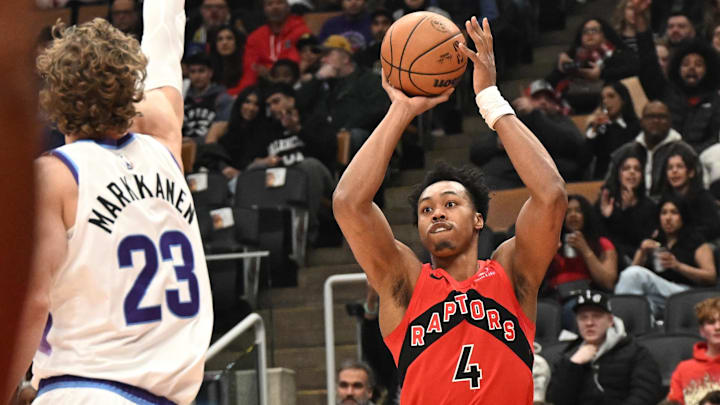 The Toronto Raptors and forward Scottie Barnes are favored on Sunday.
