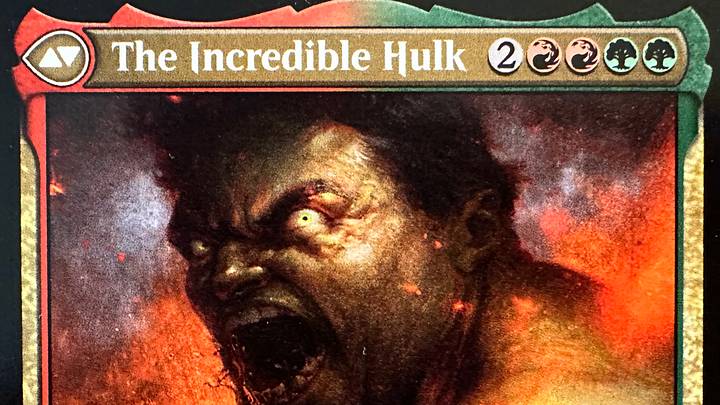 2026 Magic: The Gathering Marvel Super Heroes (0049) The Incredible Hulk. Artist: Tommy Arnold. Marvel. Wizards of the Coast 2026 Magic: The Gathering Marvel Super Heroes (0049) The Incredible Hulk. Artist: Tommy Arnold. Marvel. Wizards of the Coast