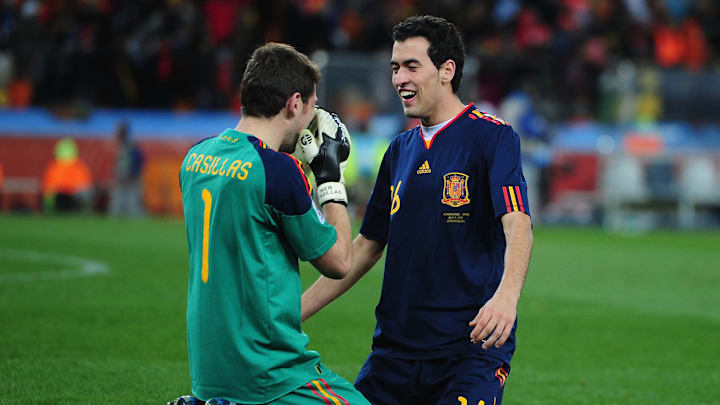 Iker Casillas, Sergio Busquets