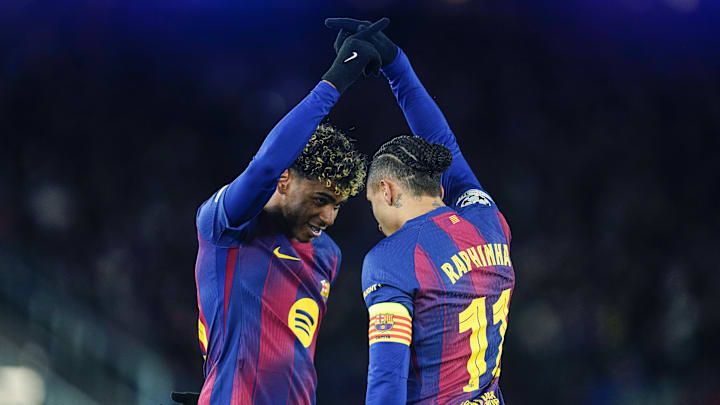 Lamine Yamal, Raphinha et le FC Barcelone affrontent Newcastle en huitièmes de finale de Ligue des Champions