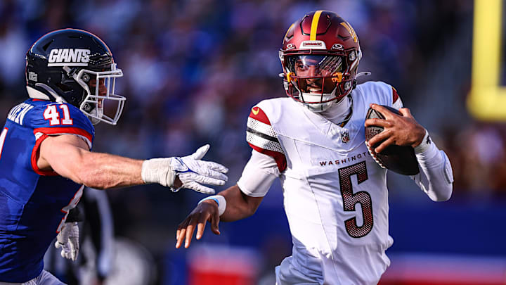 The Commanders are home favorites against the Giants in Week 1.