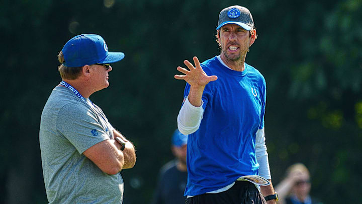 Colts general manager Chris Ballard and head coach Shane Steichen will return for the 2026 season. 