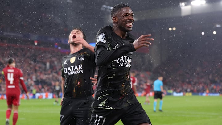 Dembélé foi o grande nome do confronto em Anfield 