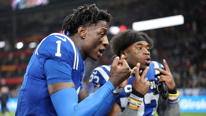 Sauce Gardner of the Indianapolis Colts