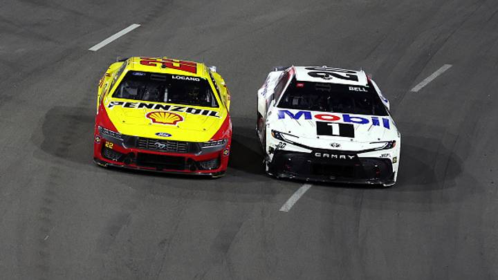 Joey Logano, Team Penske, Christopher Bell, Joe Gibbs Racing, North Wilkesboro Speedway, NASCAR