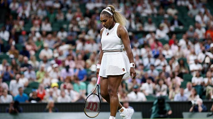 Serena Williams announced she was withdrawing from her Wimbledon doubles match with her sister Venus due to injury. Serena Williams announced she was withdrawing from her Wimbledon doubles match with her sister Venus due to injury.