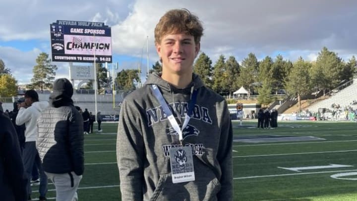 Nevada 2026 QB Braylon Wilson visits the Wolf Pack.