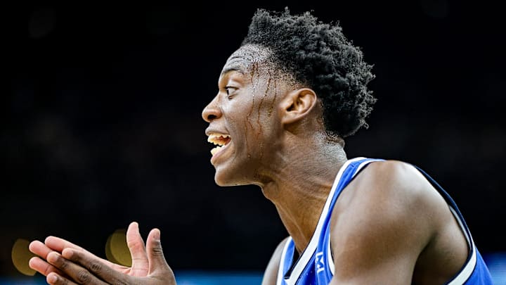 AJ Dybantsa and BYU are favored against Wisconsin on Friday.