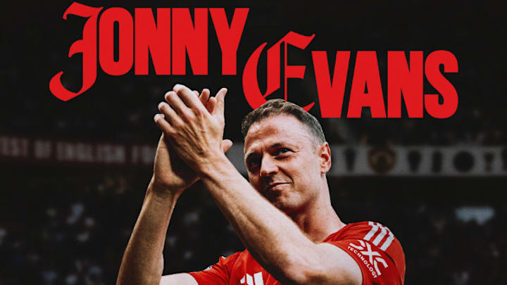 Jonny Evans was officially unveiled in a new role on Monday.