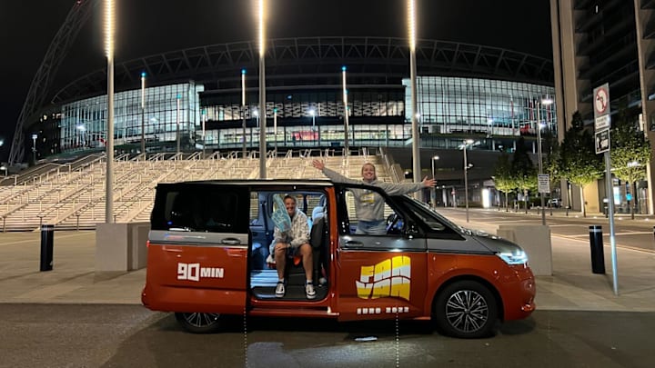 GirlsontheBall covered Euro 2022 in the 90min Fan Van