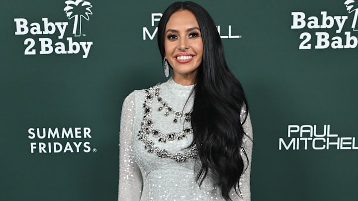 Vanessa Bryant arriving to the 2025 Baby2Baby Gala presented by Paul Mitchell at the Pacific Design Center on November 8, 2025 in West Hollywood, Ca.