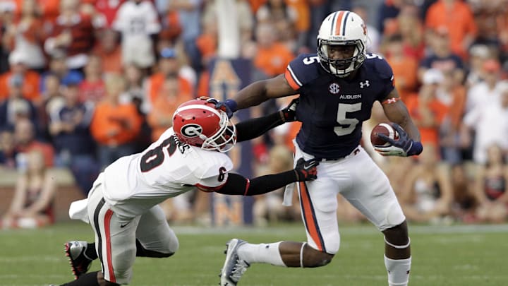 Auburn Tigers receiver Ricardo Louis had one of the greatest plays in program history during the win over Georgia in 2013.