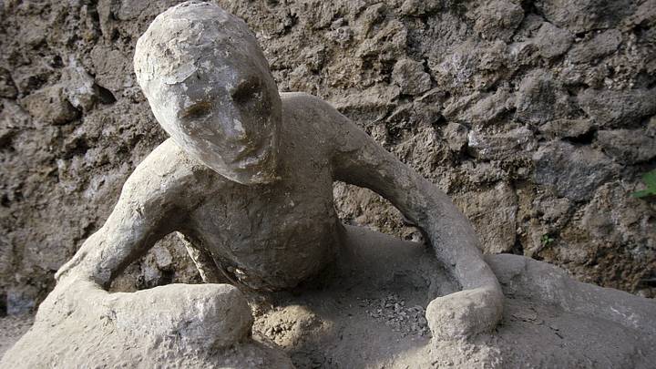 The Roman City Of Pompeii, Italy 