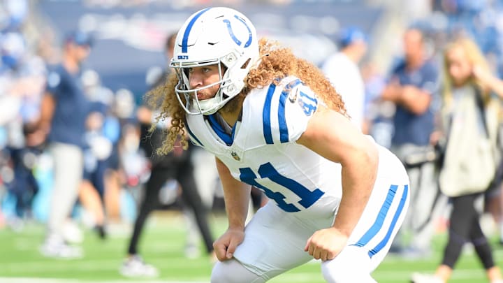 Former Houston Cougars linebacker Grant Stuard (41) got his first NFL start on Sunday for the Indianapolis Colts. Former Houston Cougars linebacker Grant Stuard (41) got his first NFL start on Sunday for the Indianapolis Colts.