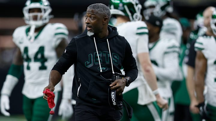 New York Jets head coach Aaron Glenn