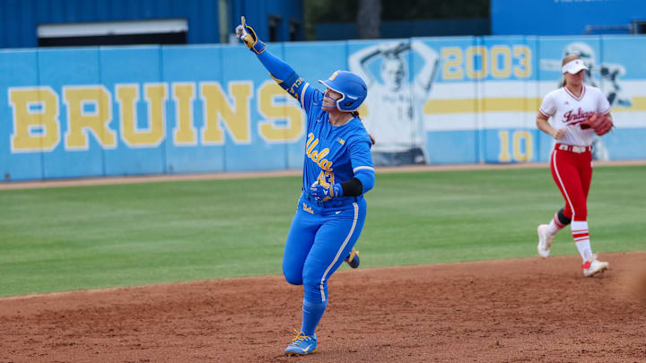 Megan homered twice on Saturday, setting a new single-season home run record.