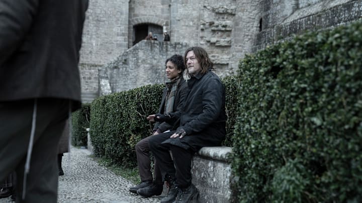 Norman Reedus as Daryl Dixon, Laika Blanc-Francard as Sylvie - The Walking Dead: Daryl Dixon Season 1, Episode 6