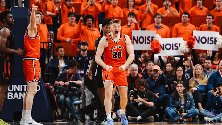 Virginia Cavaliers forward Thijs De Ridder 