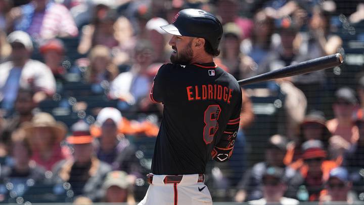 San Francisco Giants designated hitter Bryce Eldridge | Credit: Darren Yamashita-Imagn Images San Francisco Giants designated hitter Bryce Eldridge | Credit: Darren Yamashita-Imagn Images