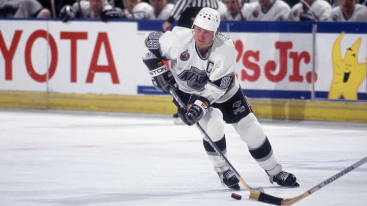 Wayne Gretzky of the Los Angeles Kings