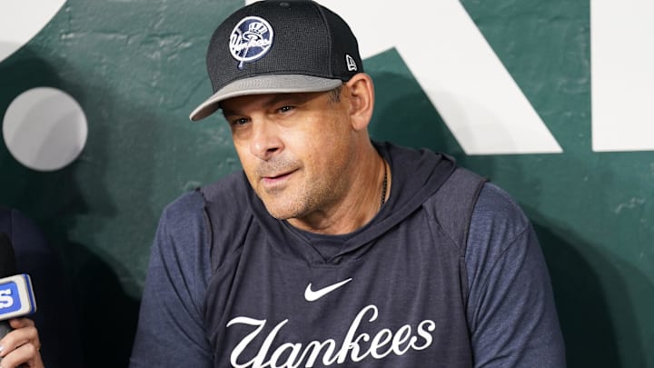 Boone has yet to make a World Series appearance in his seven seasons at the helm in New York. Boone has yet to make a World Series appearance in his seven seasons at the helm in New York.