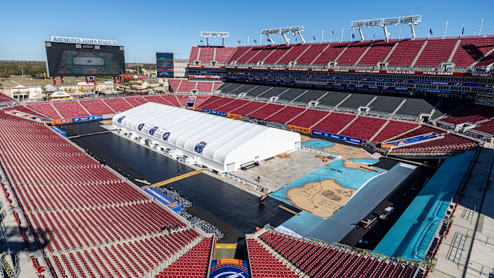 2026 NHL Stadium Series - Rink Build Out