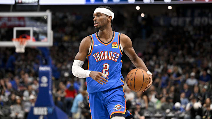 Oklahoma City Thunder guard Shai Gilgeous-Alexander. Oklahoma City Thunder guard Shai Gilgeous-Alexander.