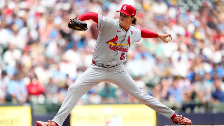 May 25, 2026; Milwaukee, Wisconsin, USA; St. Louis Cardinals pitcher Brycen Mautz (52) thows a pitch during the sixth inning against the Milwaukee Brewers at American Family Field. Mandatory Credit: Jeff Hanisch-Imagn Images May 25, 2026; Milwaukee, Wisconsin, USA; St. Louis Cardinals pitcher Brycen Mautz (52) thows a pitch during the sixth inning against the Milwaukee Brewers at American Family Field. Mandatory Credit: Jeff Hanisch-Imagn Images