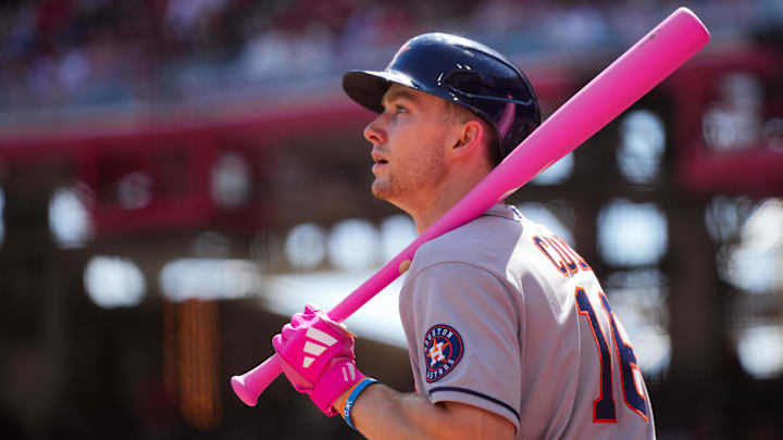 Houston Astros outfielder Zach Cole. Houston Astros outfielder Zach Cole.
