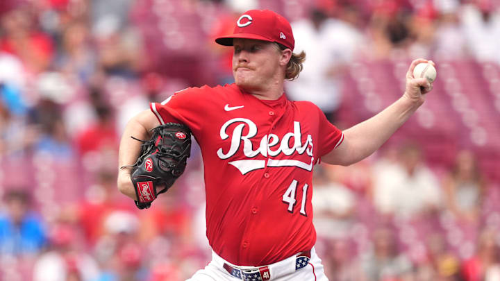 Cincinnati Reds pitcher Andrew Abbott