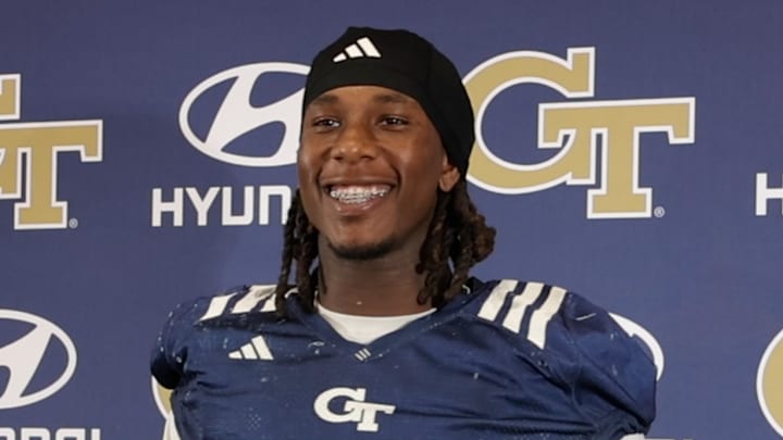 Georgia Tech LB Cayman Spaulding Georgia Tech LB Cayman Spaulding