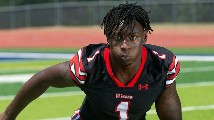 Winona linebacker Tyler Lockhart, photographed in Ridgeland, Miss., Aug. 10, 2024, is a member of the 2024 Clarion Ledger Dandy Dozen.