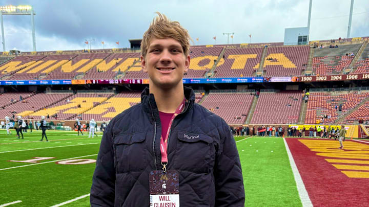 Will Clausen on a Gameday Visit to the University of Minnesota.